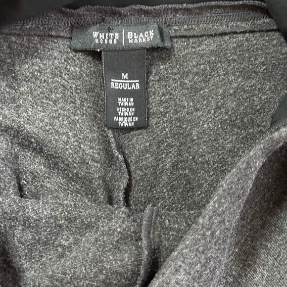 Women Activewear White House Black Market Regular Leggings Grey Fitted Pants - Picture 6 of 6